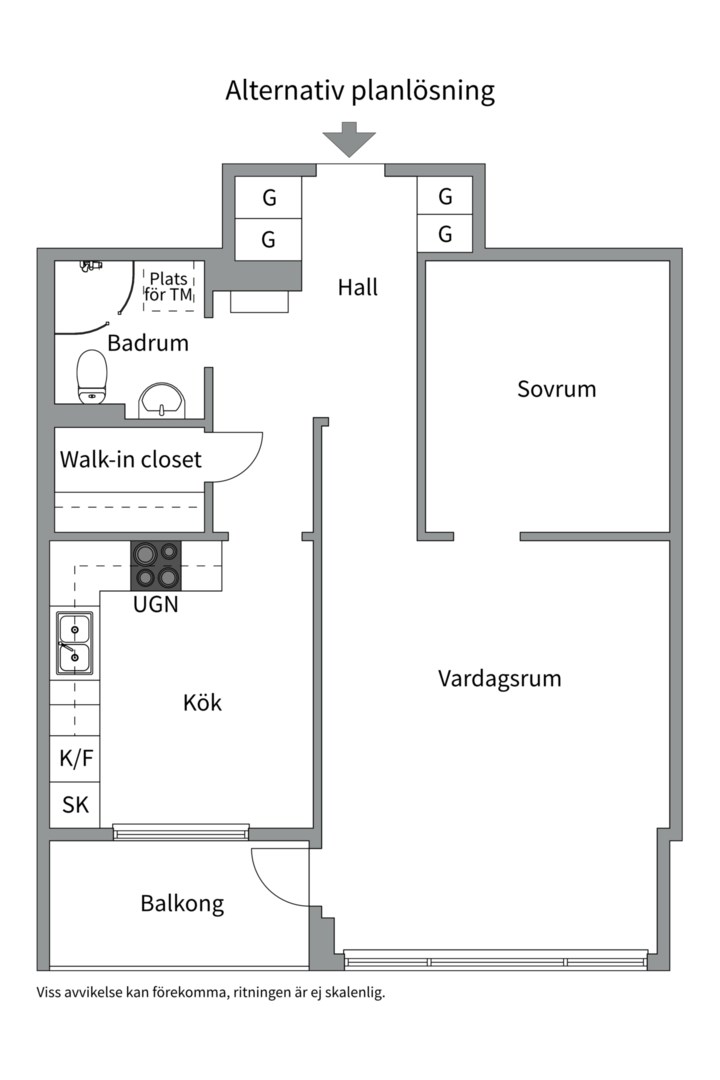 Bostadsbild från Atlasvägen 25, Såld i Sickla, Nacka