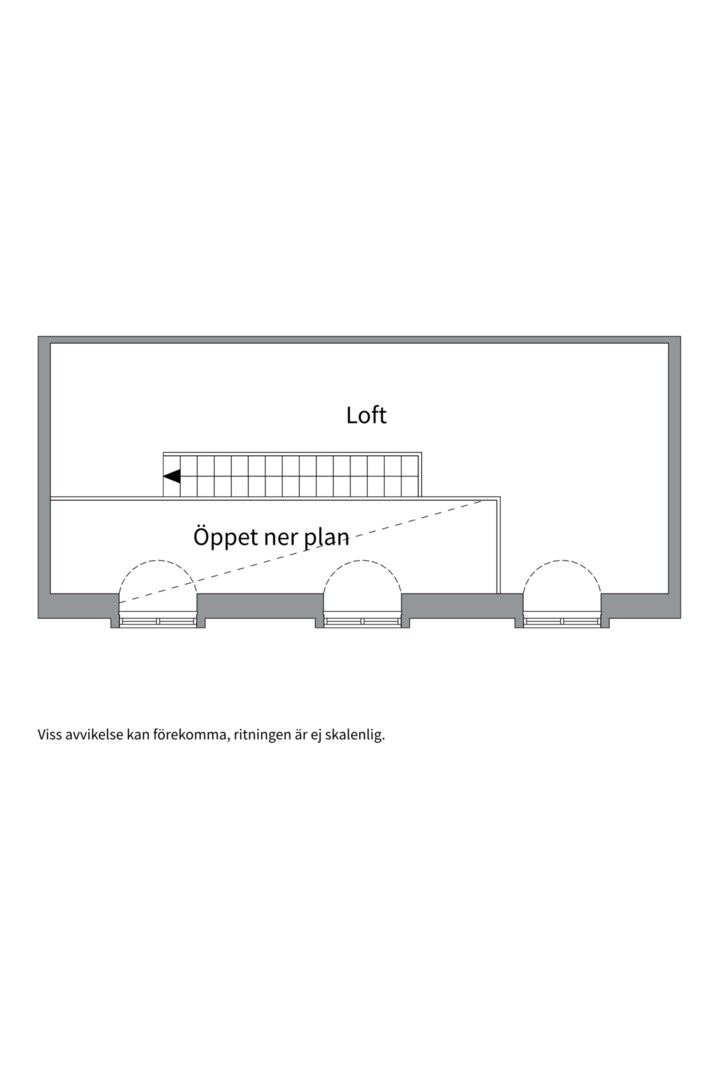 Planlösning från Vaksalagatan 18B, Såld i Centrum, Uppsala