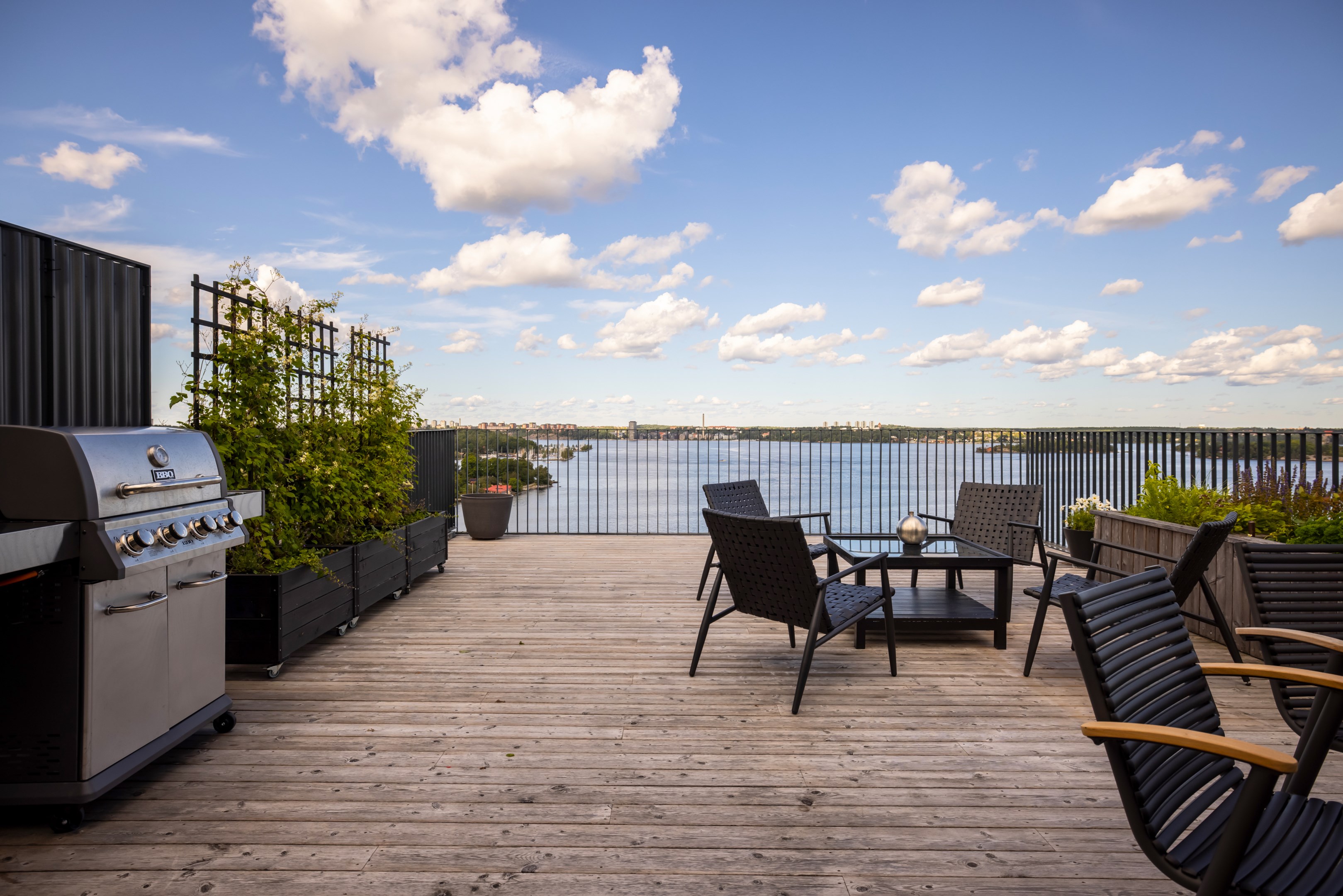 Bostadsbild från Fabrikörvägen 10D, takterrass., Såld i Nacka Strand, Nacka