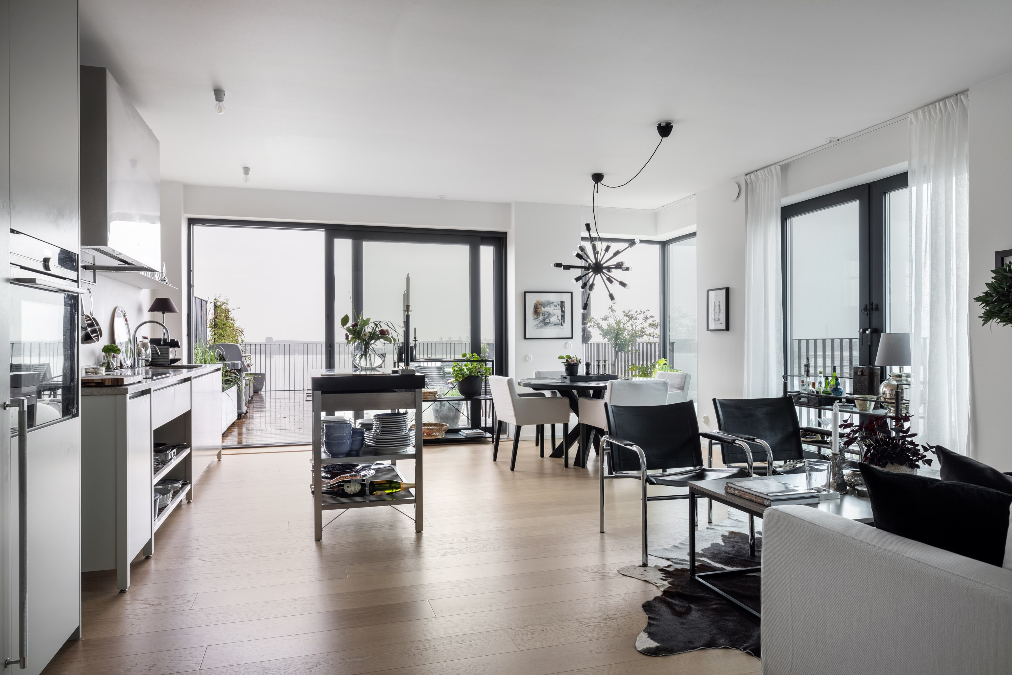 Bostadsbild från Fabrikörvägen 10D, takterrass., Såld i Nacka Strand, Nacka