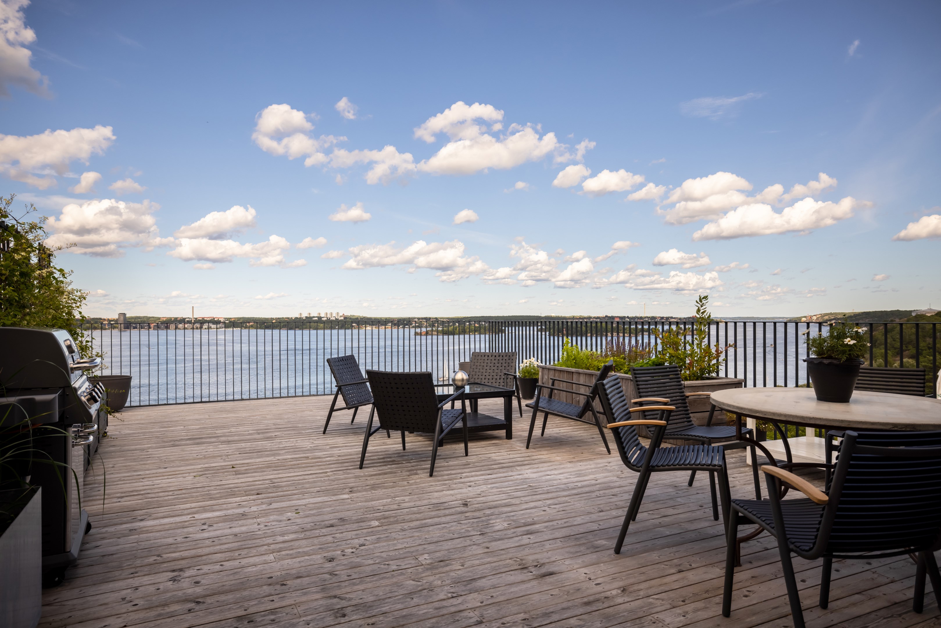 Bostadsbild från Fabrikörvägen 10D, takterrass., Såld i Nacka Strand, Nacka