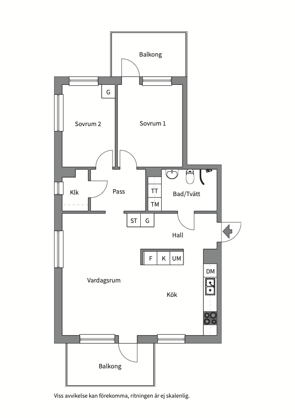 Planlösning från Tollare torg 4, 1 tr, Såld i Tollare, Nacka