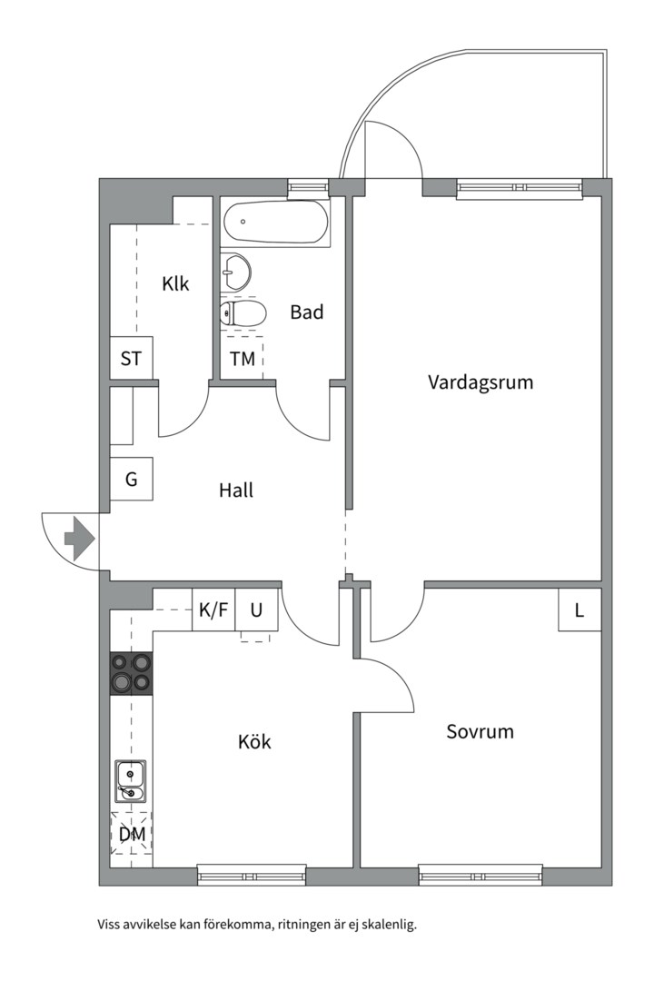 Planlösning från Serenadvägen 20, Såld i Nacka Forum, Nacka