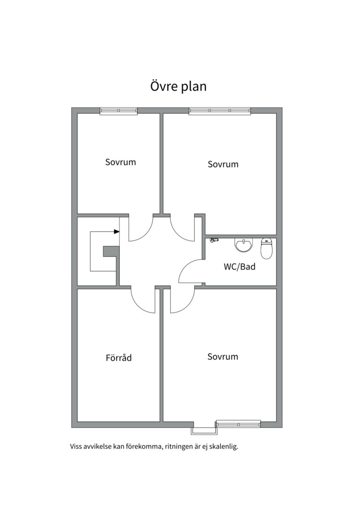Planlösning från Storholmsvägen 50, Såld i Östra Orminge, Nacka