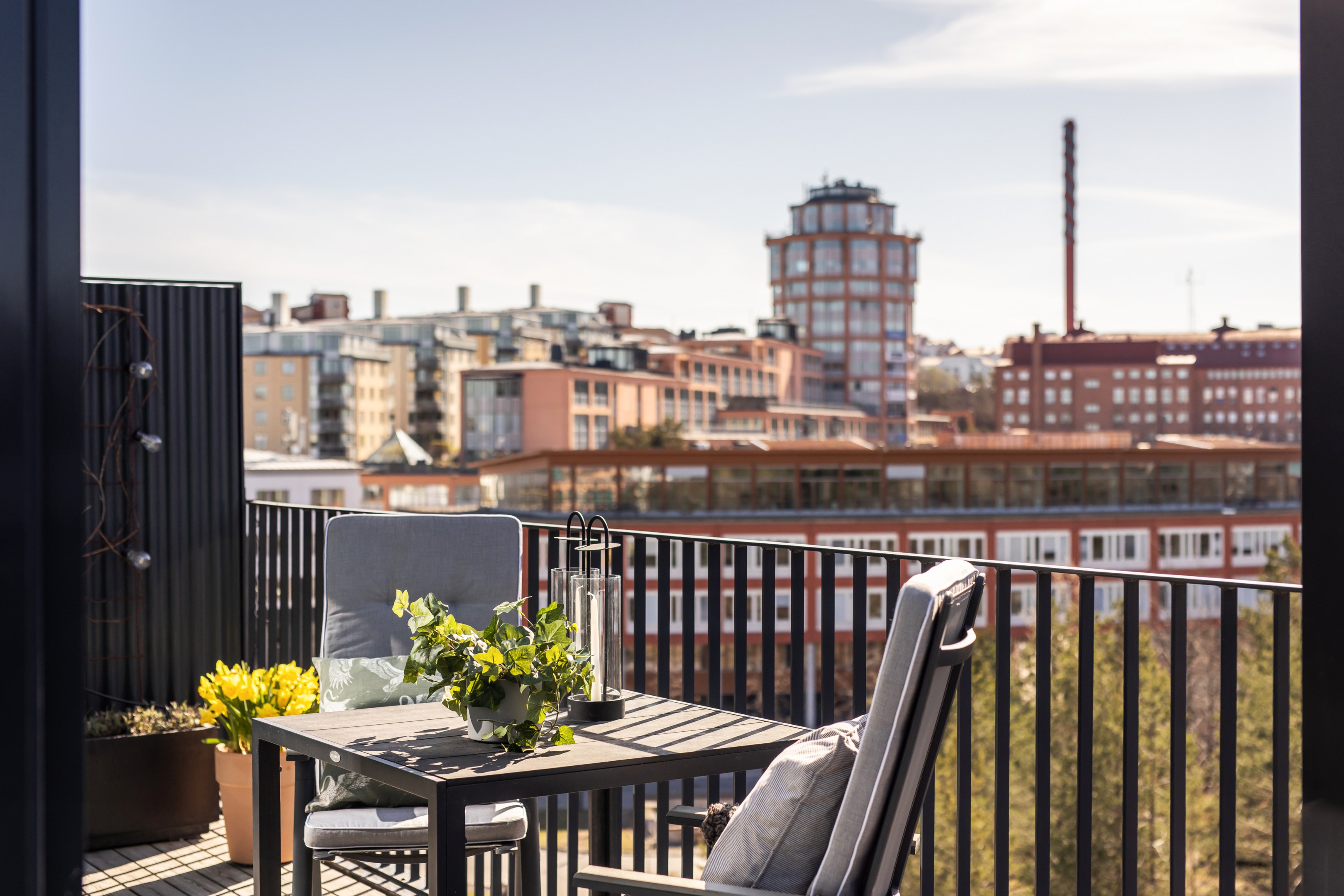 Bostadsbild från Fabrikörvägen 4D, takterrass., Såld i Nacka Strand, Nacka