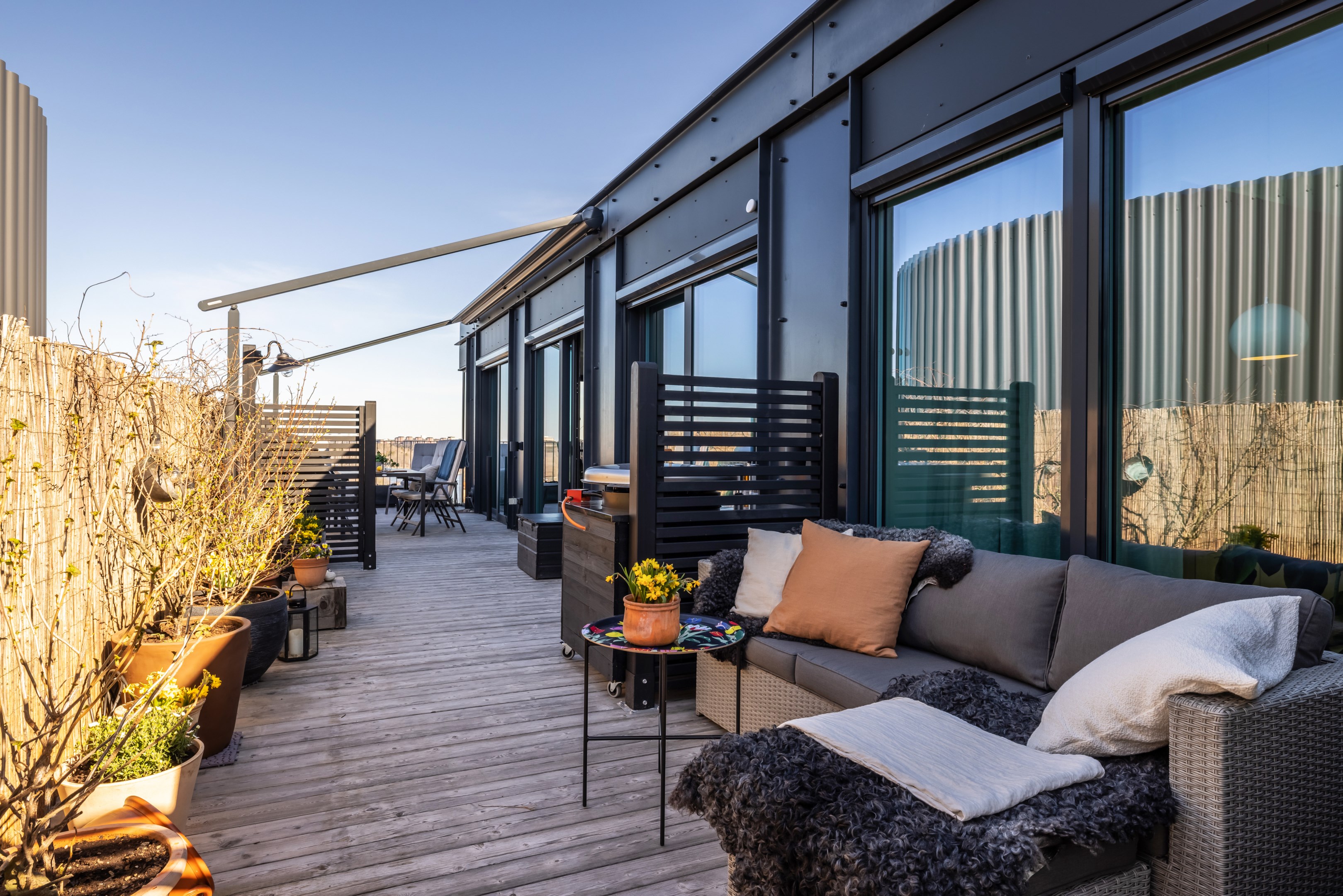 Bostadsbild från Fabrikörvägen 4D, takterrass., Såld i Nacka Strand, Nacka