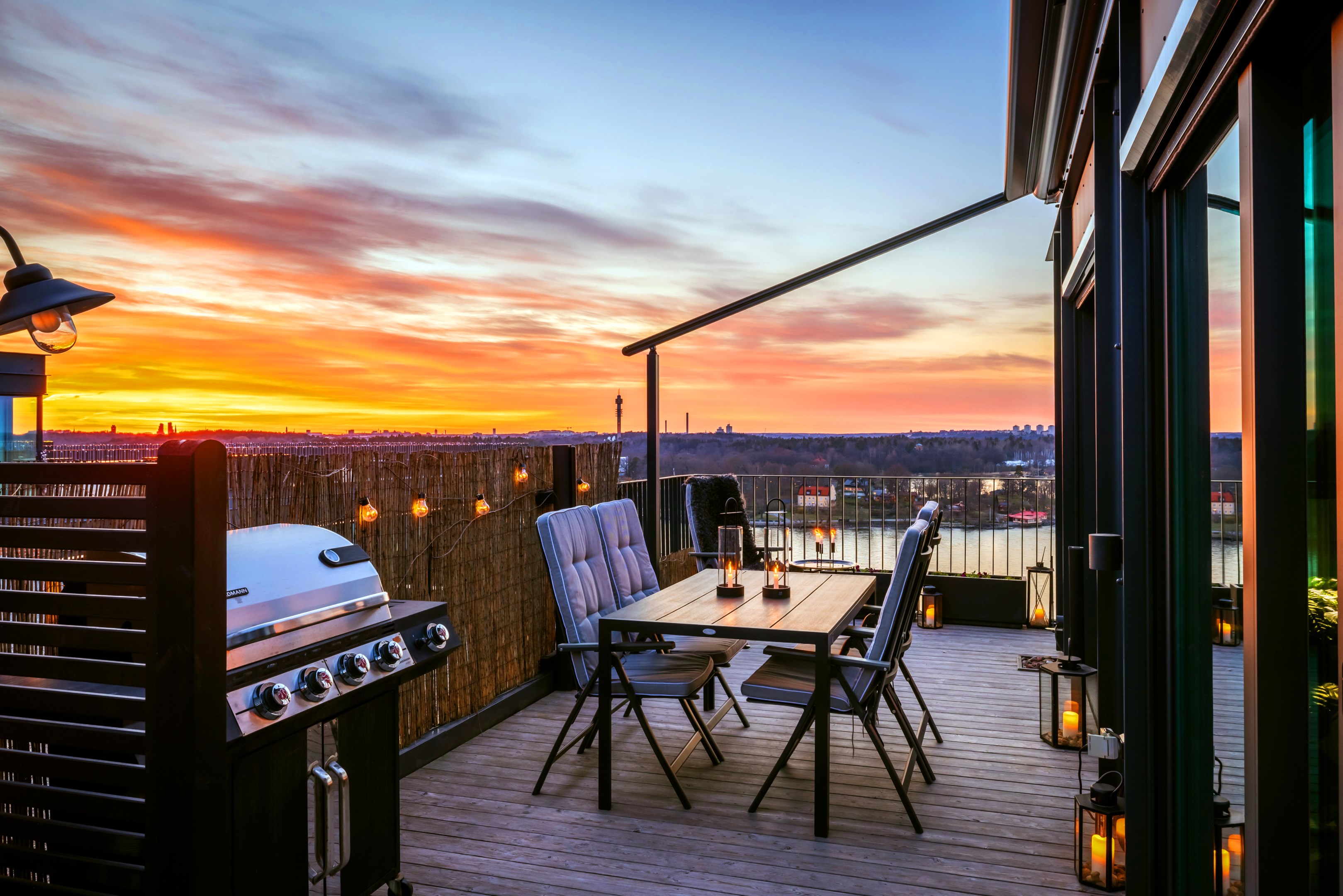 Bostadsbild från Fabrikörvägen 4D, takterrass., Såld i Nacka Strand, Nacka