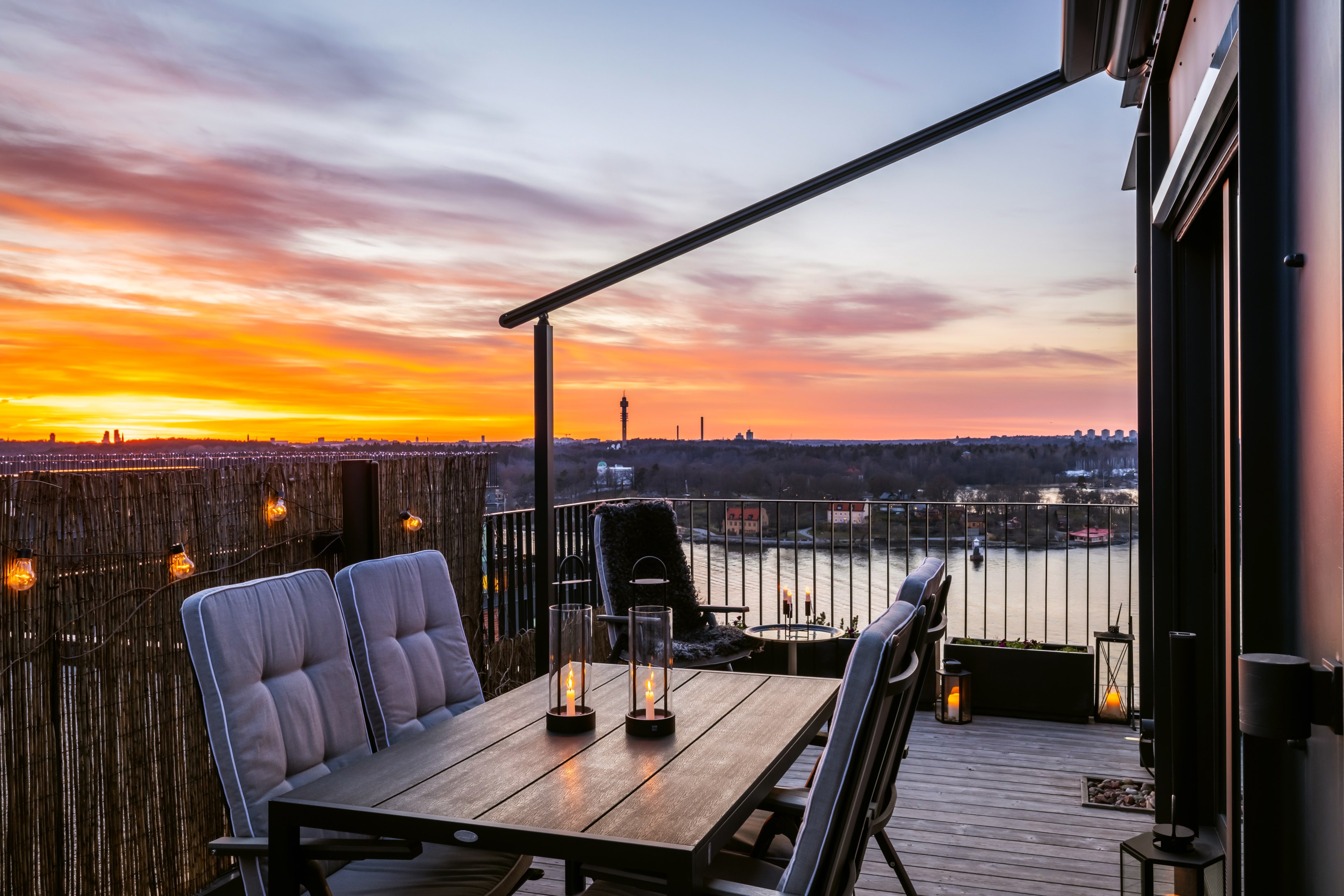 Bostadsbild från Fabrikörvägen 4D, takterrass., Såld i Nacka Strand, Nacka