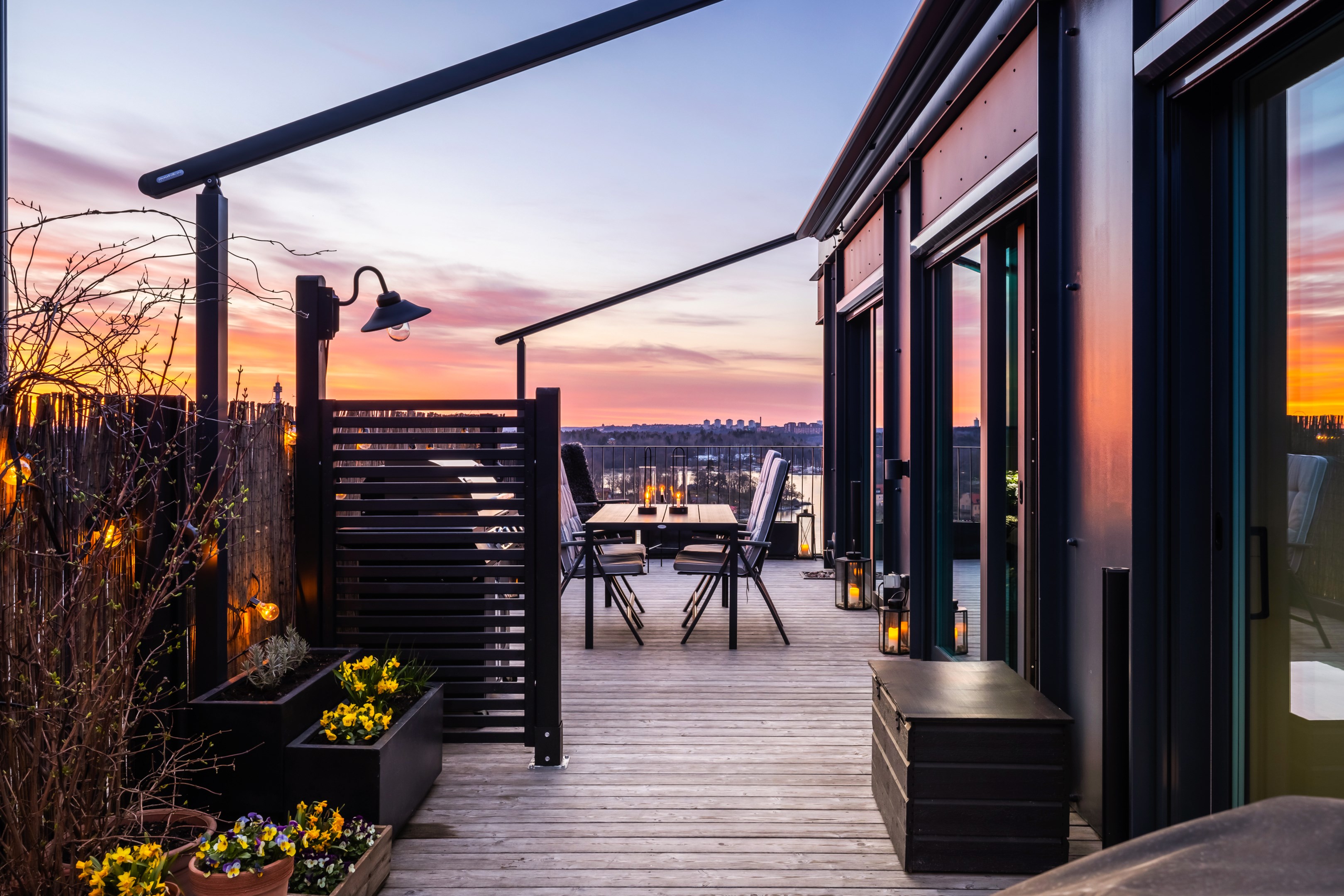 Bostadsbild från Fabrikörvägen 4D, takterrass., Såld i Nacka Strand, Nacka