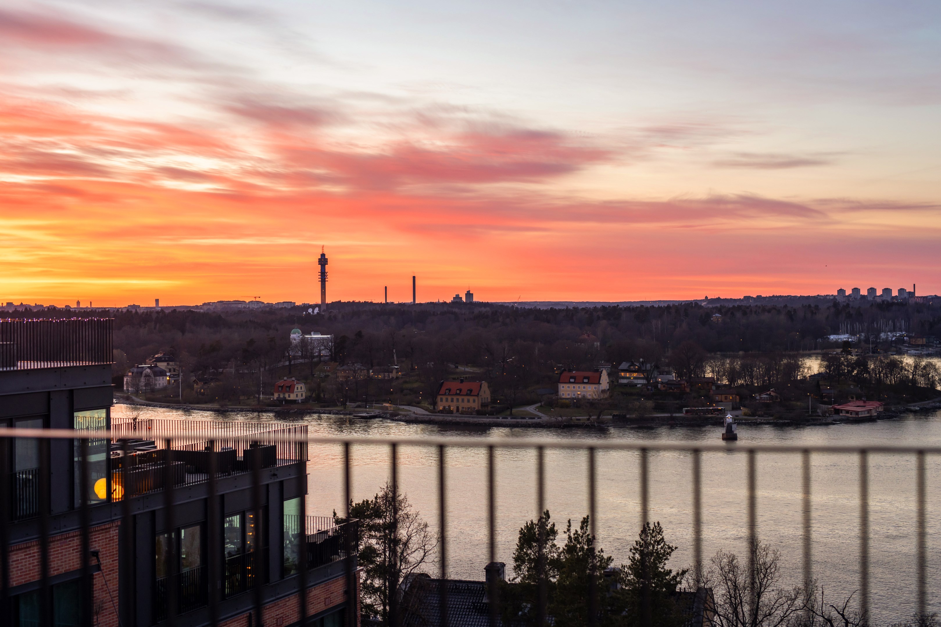 Bostadsbild från Fabrikörvägen 4D, takterrass., Såld i Nacka Strand, Nacka