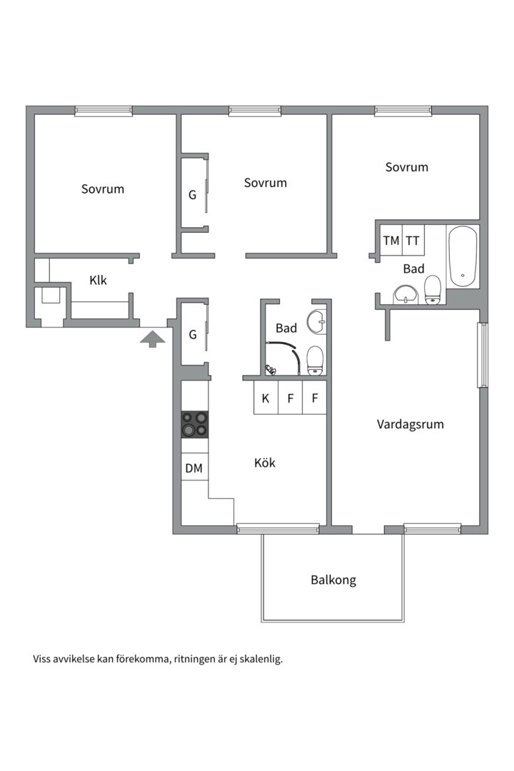 Planlösning från Stenrösvägen 49, Snart till salu i Stenhagen, Uppsala