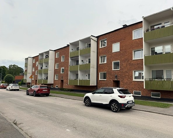 Fasad ingång trapphus