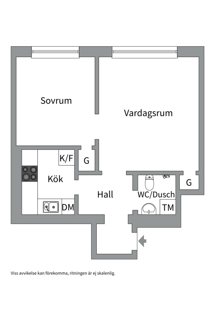 Planlösning från Baltzar von Platens gata 7B, Såld i Kungsholmen, Stockholm