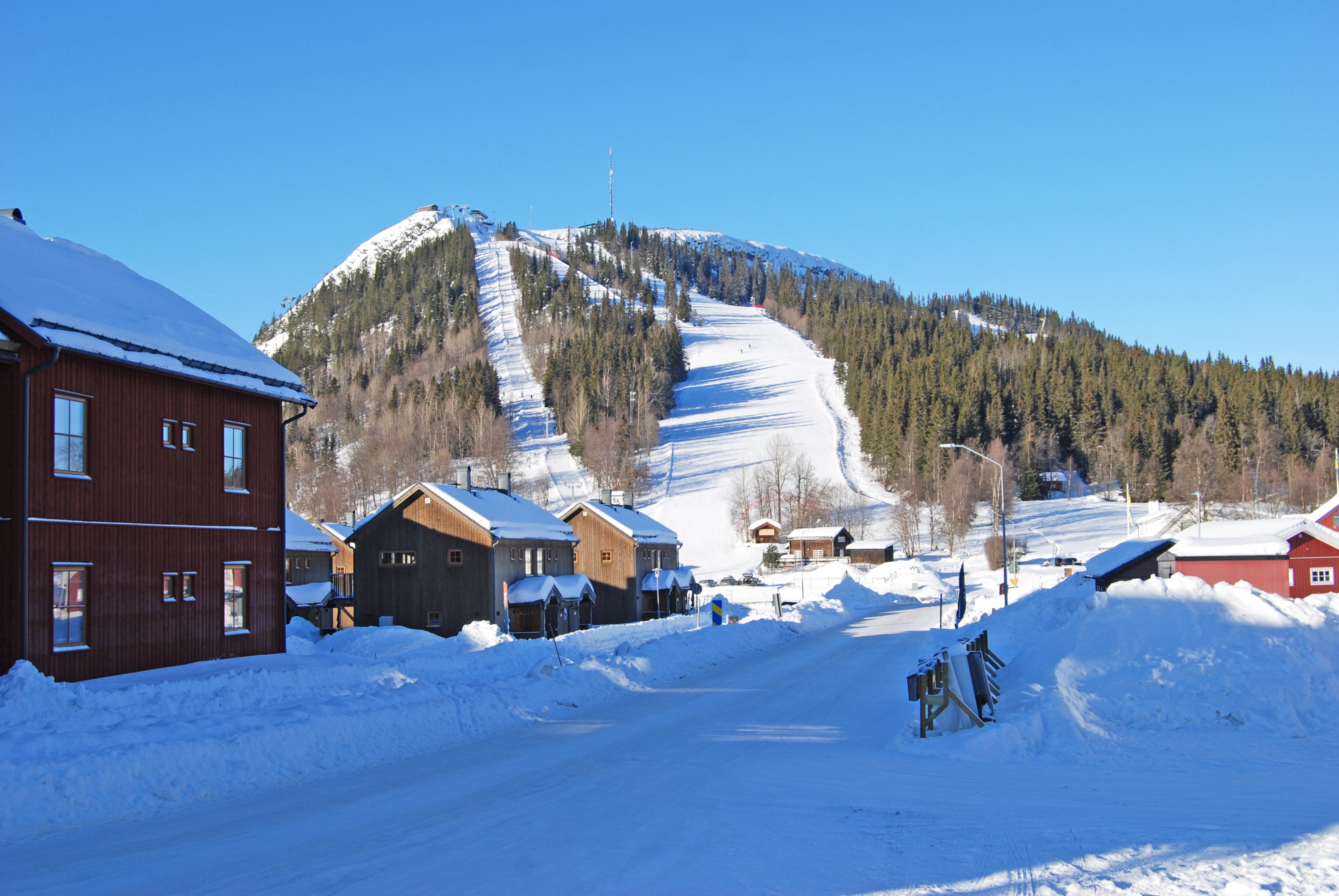 Bara en kort promenad till Funäsdalsberget och Röstbergsliften.