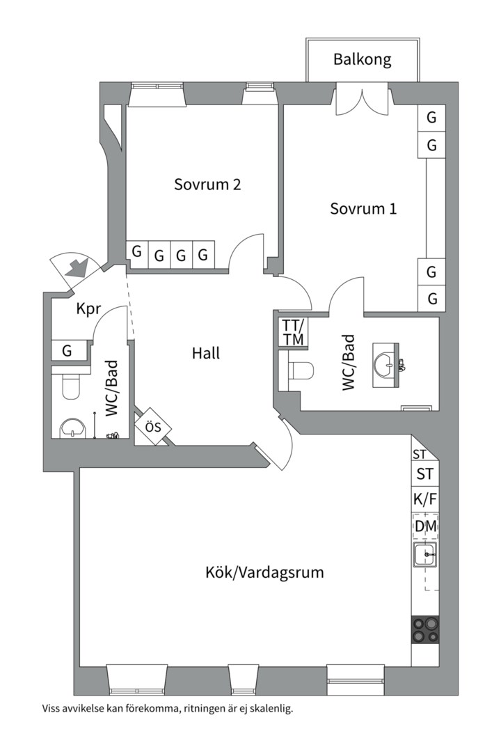 Planlösning från Torsgatan 29, Till salu i Vasastan - St Eriksplan, Stockholm