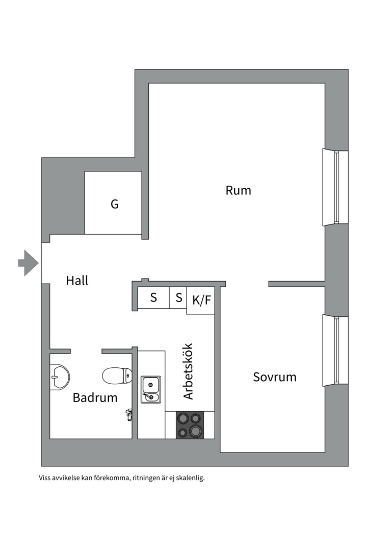 Bostadsbild från Luthagsesplanaden 21A, Såld i Främre Luthagen, Uppsala