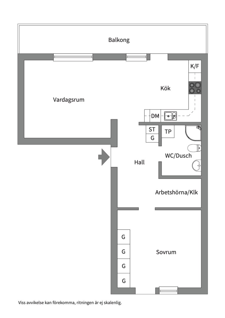 Planlösning från Ektorpsvägen 9, 4 tr, Såld i Ektorp, Nacka