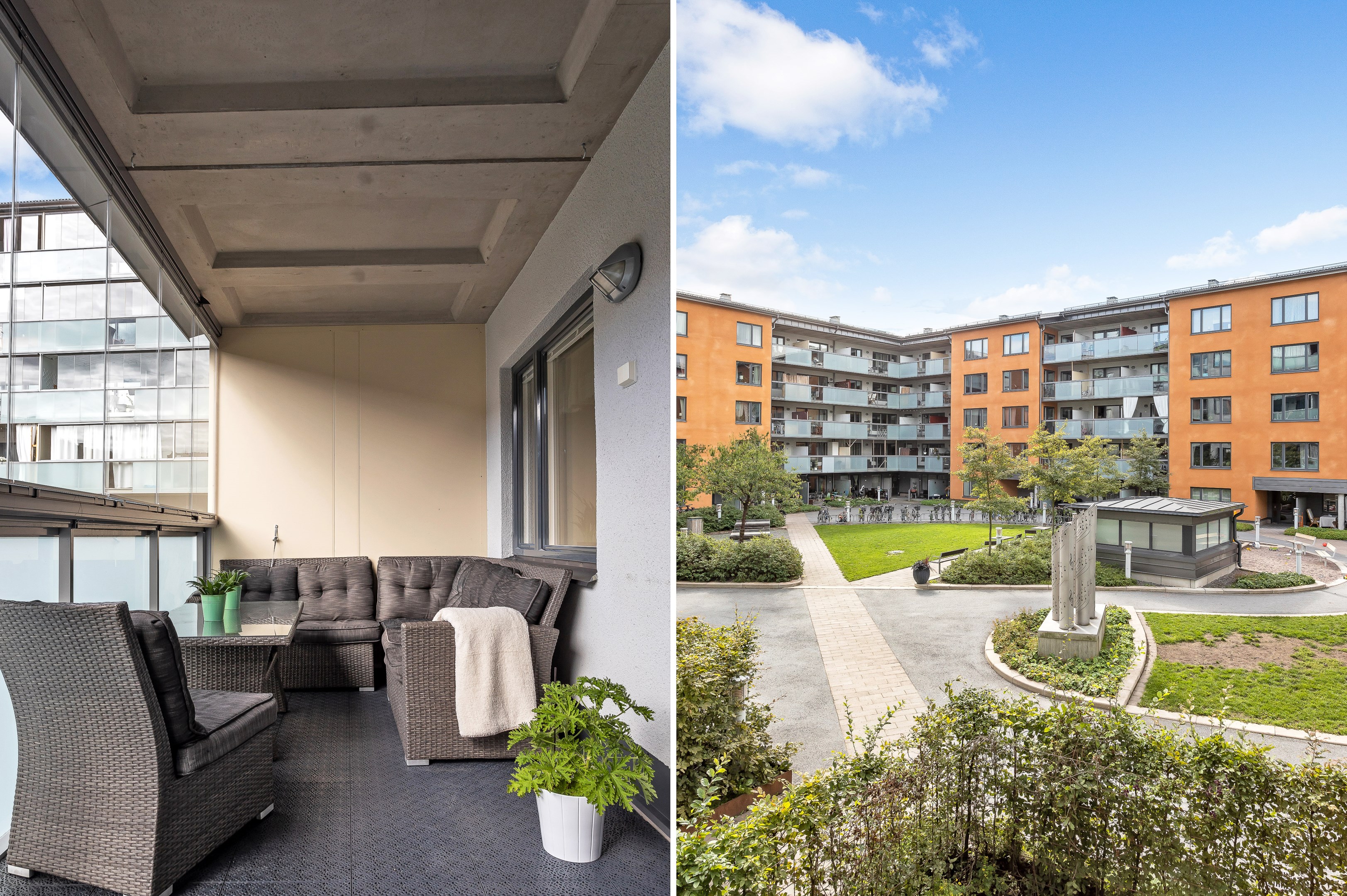 Bostadsbild från Vattholmavägen 6C, Såld i Kapellgärdet, Uppsala