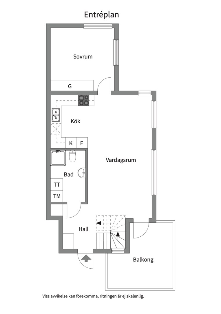 Planlösning från Barnhemsvägen 10, Såld i Skuru, Nacka