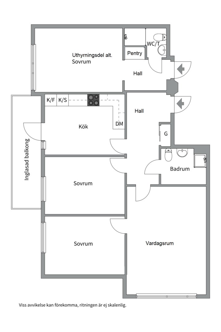 Bostadsbild från Odensgatan 1, Såld i Främre Luthagen, Uppsala