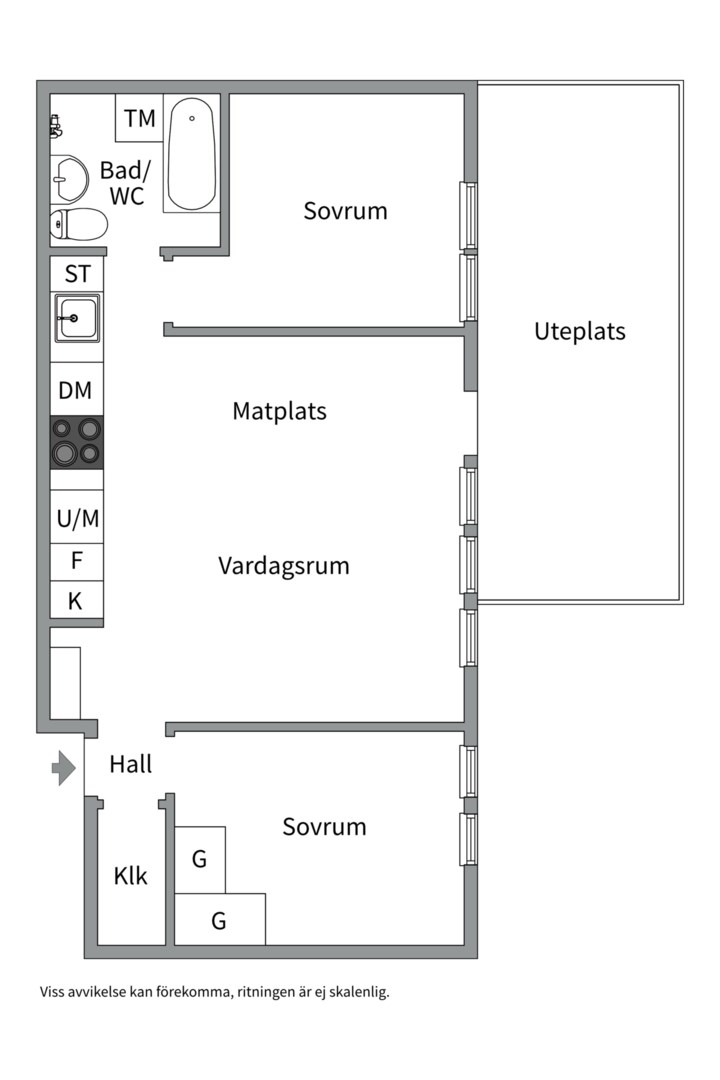 Planlösning från Ljuskärrsvägen 24, Såld i Ljuskärrsberget - Saltsjöbaden, Nacka