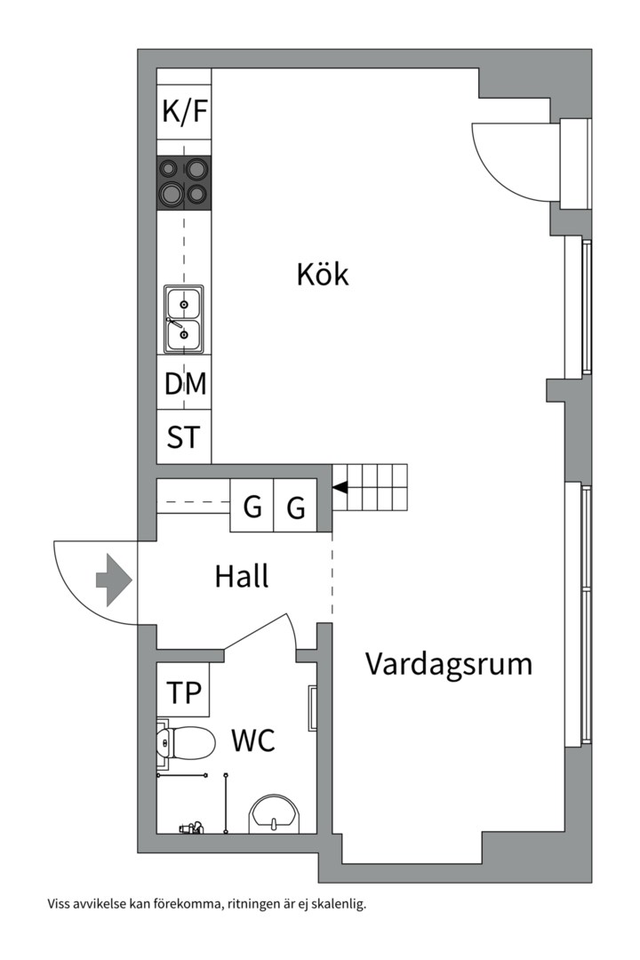 Planlösning från Stig Lindbergs Gata 21, Till salu i Gustavsbergs - Porslinskvarteren, Värmdö