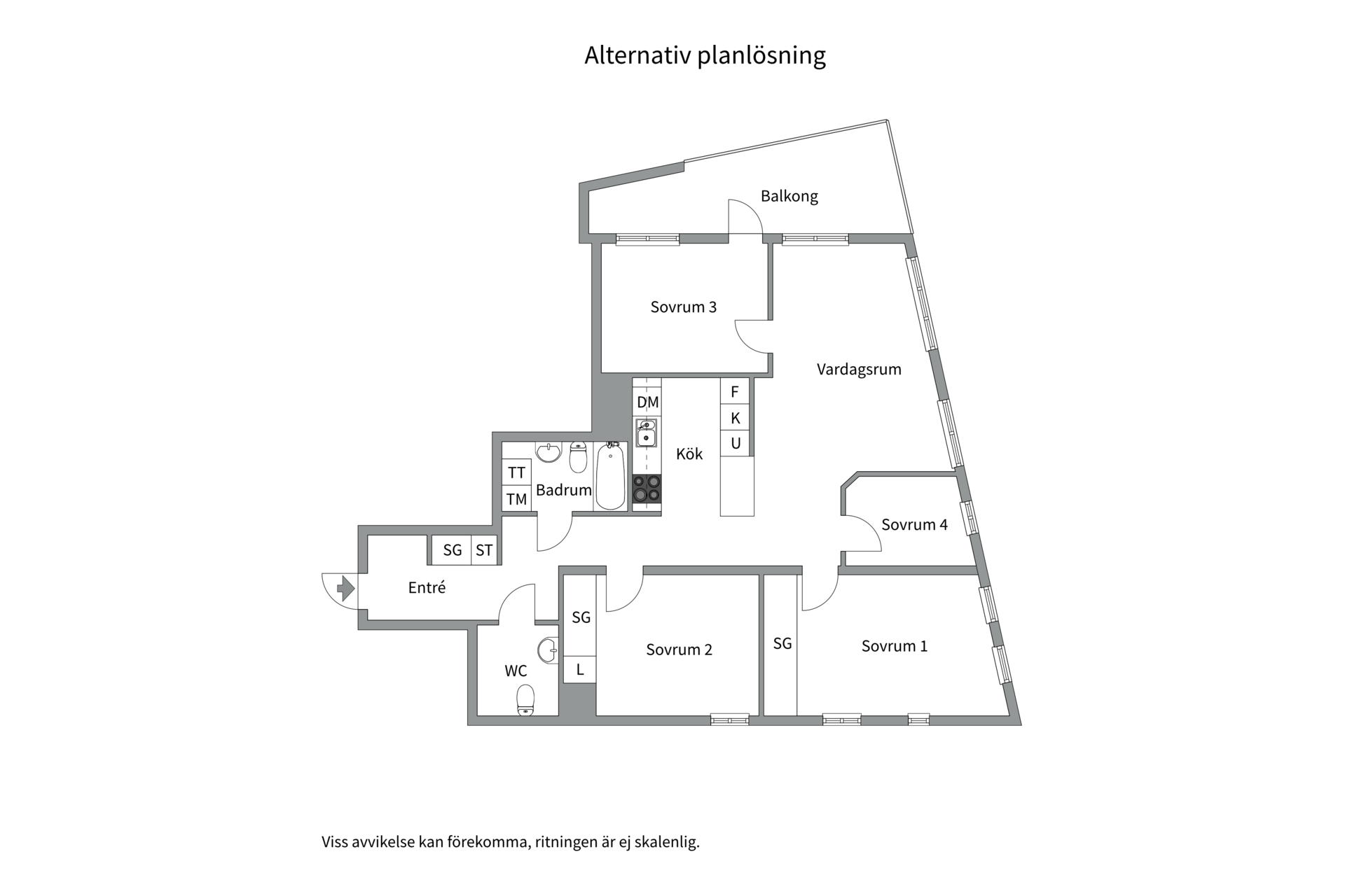 Bostadsbild från Stationsgatan 24, Såld i Fålhagen, Uppsala