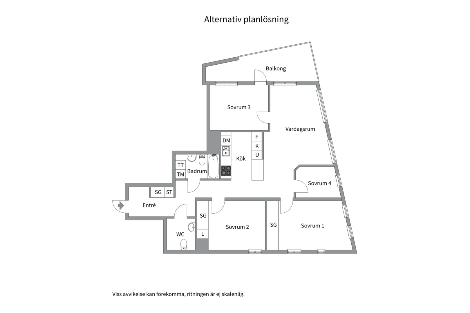 Bostadsbild från Stationsgatan 24, Såld i Fålhagen, Uppsala