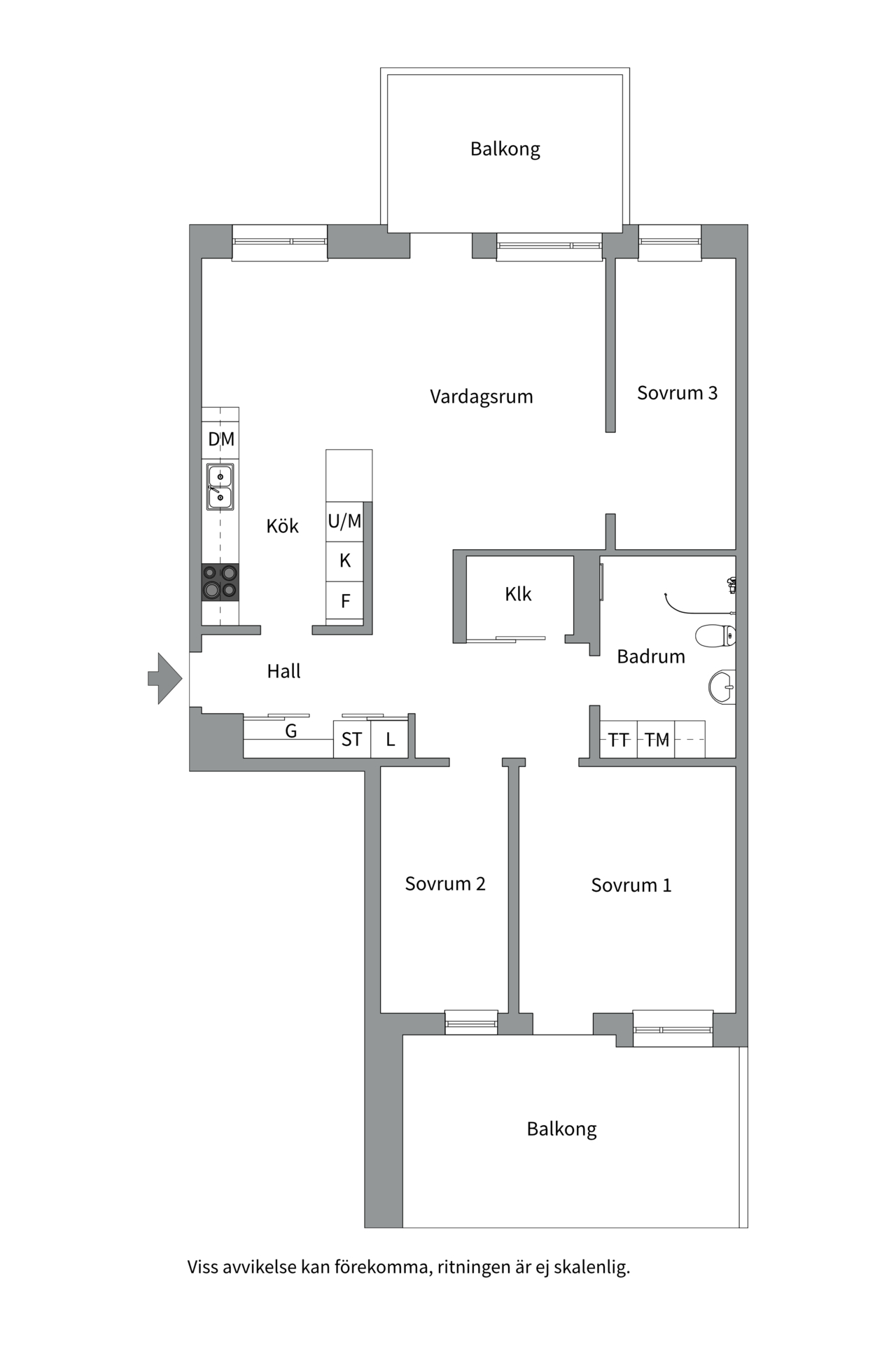 Bostadsbild från Mältargatan 4, Såld i Kungsängen, Uppsala