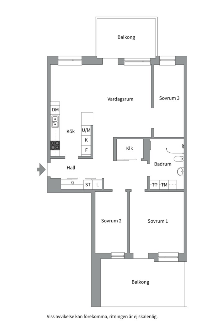 Bostadsbild från Mältargatan 4, Såld i Kungsängen, Uppsala