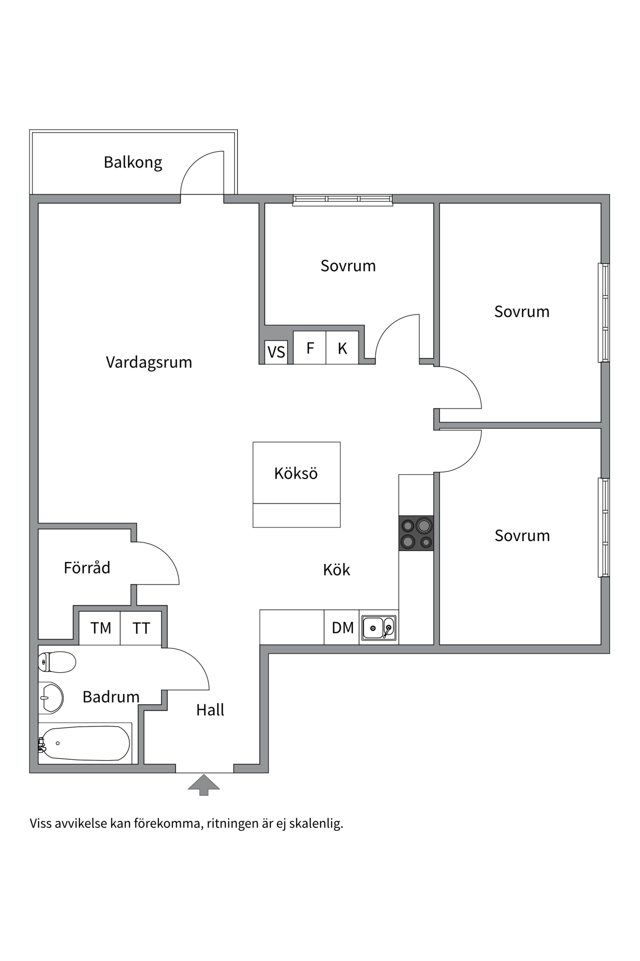 Bostadsbild från Skarpövägen 9, Såld i Västra Orminge, Nacka