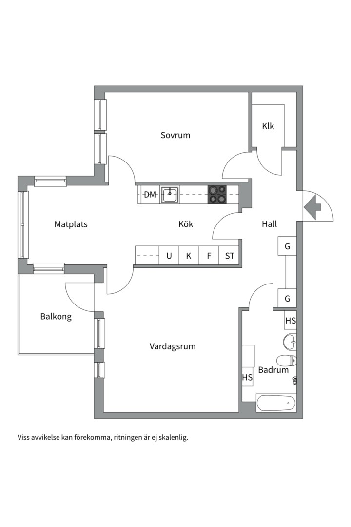 Planlösning från Fyrspannsvägen 68, Nacka, Sverige, Såld i Jarlaberg, Nacka