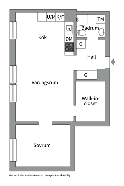 Bostadsbild från Fleminggatan 40A, Såld i Kungsholmen, Stockholm