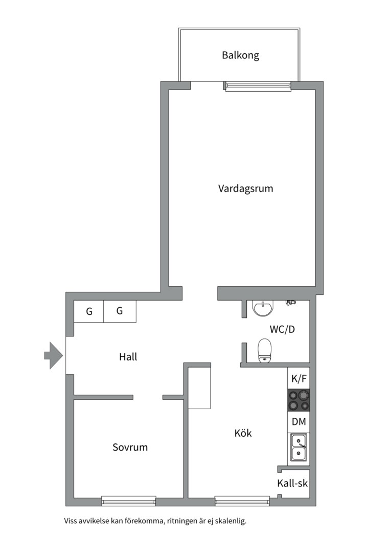 Bostadsbild från Geijersgatan 46A, Såld i Luthagen, Uppsala