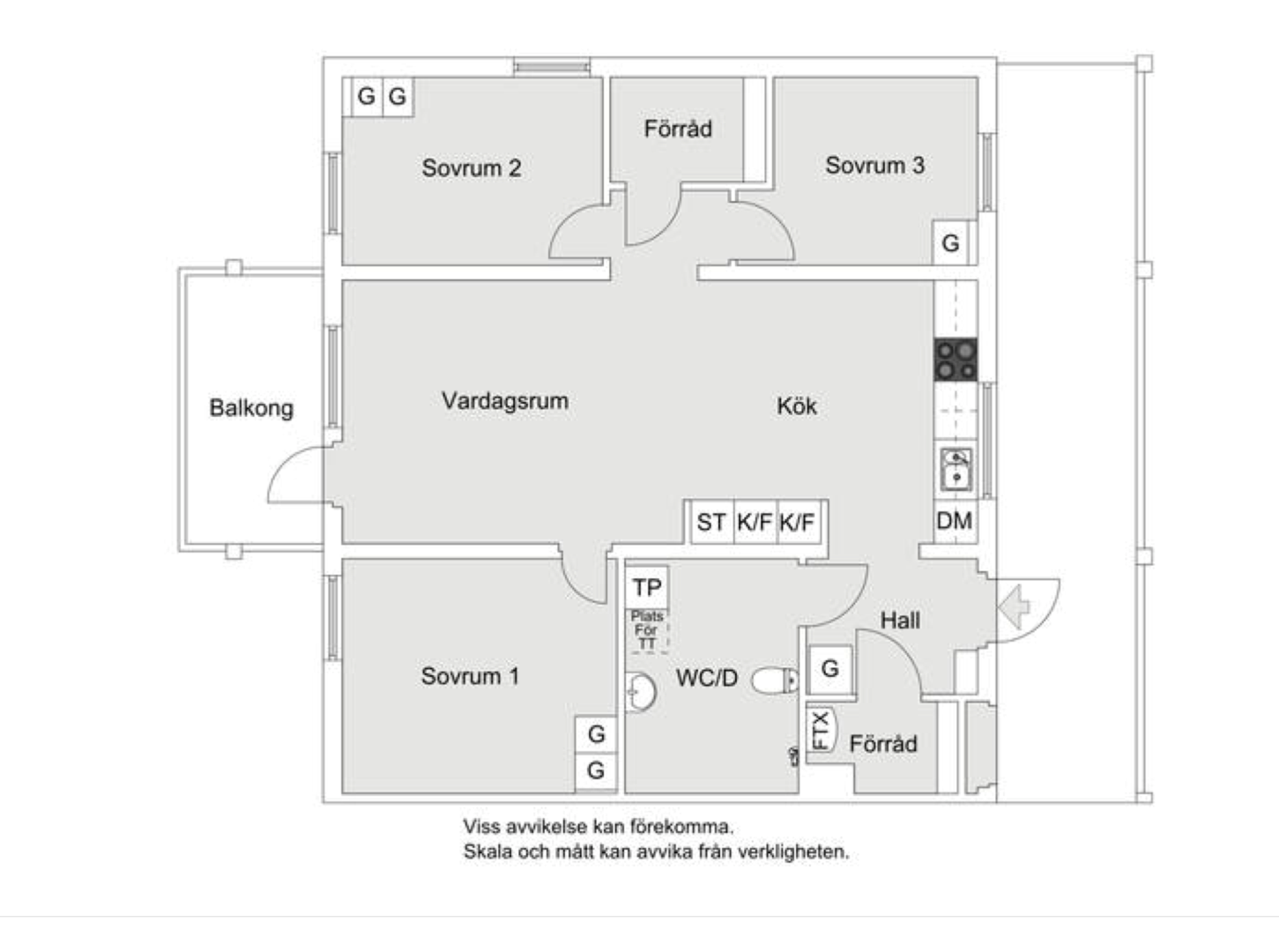 Planlösning från Fidravägen 35, 4 av 4 tr, Såld i Saltsjöbaden, Nacka