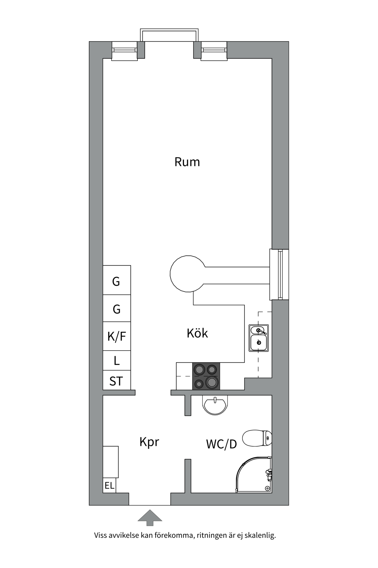 Bostadsbild från S:t Johannesgatan 36B, Såld i , Uppsala