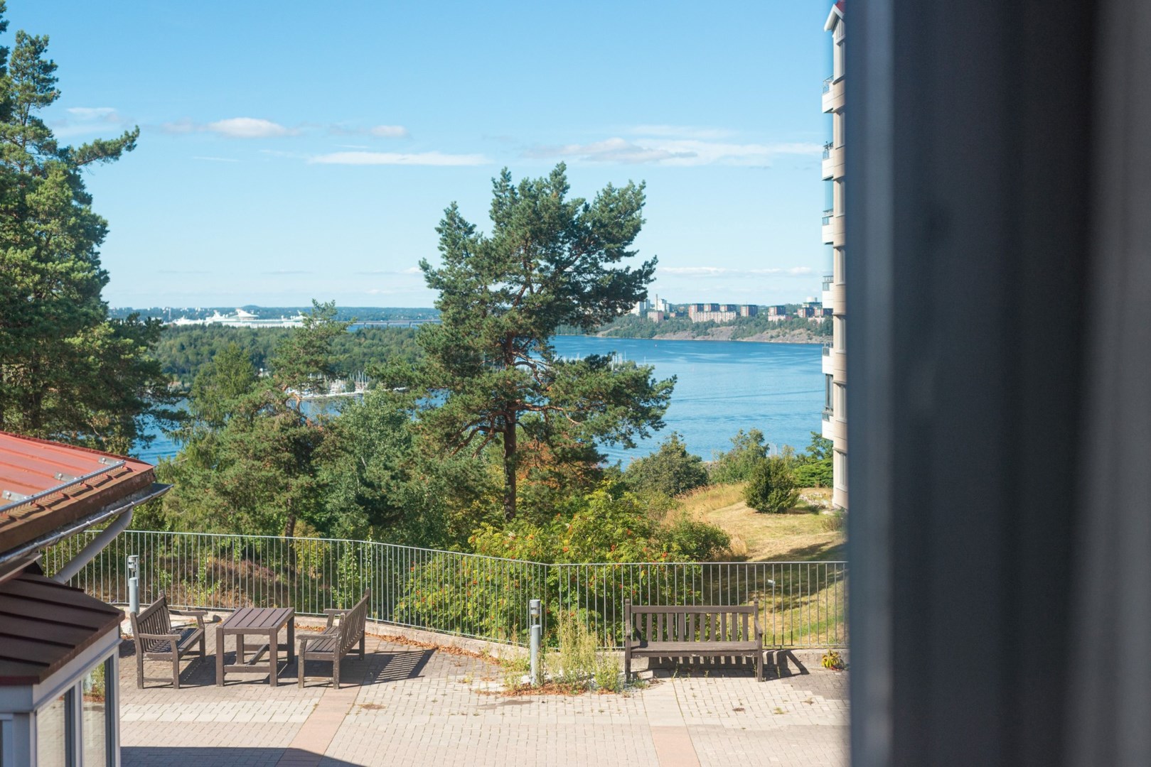 Utsikt från vardagsrum