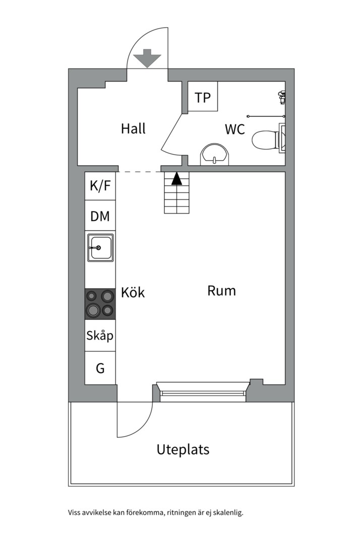 Planlösning från Stig Lindbergs Gata 19A, Såld i Porslinskvarteren, Värmdö