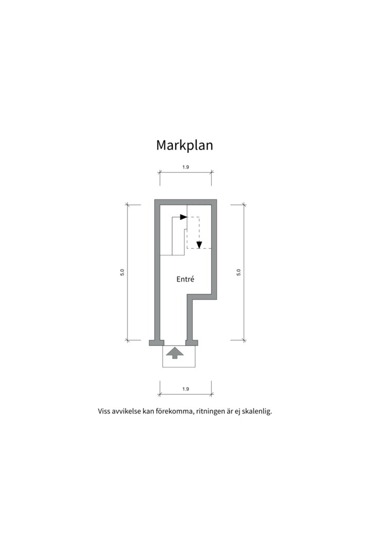Planlösning från Helsingforsgatan 125, Såld i Ekeby, Uppsala