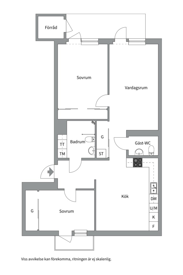 Bostadsbild från Soldathemsvägen 5, Såld i Rosendal, Uppsala