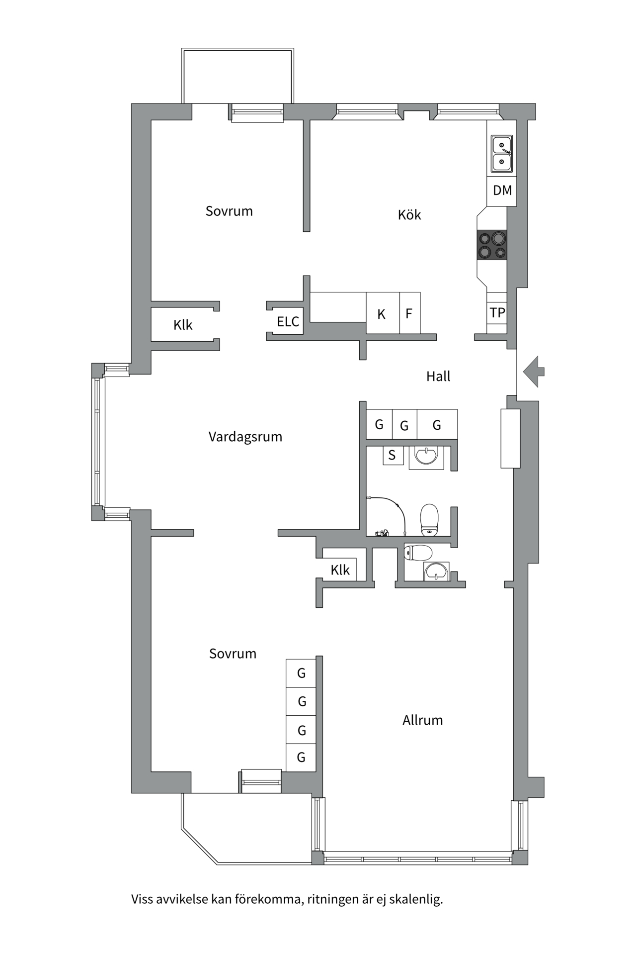 Bostadsbild från Sysslomansgatan 17B, Såld i Luthagen, Uppsala