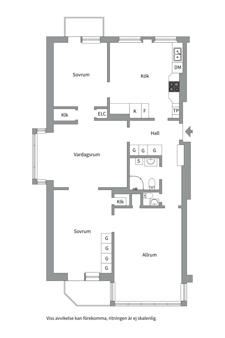 Bostadsbild från Sysslomansgatan 17B, Såld i Luthagen, Uppsala