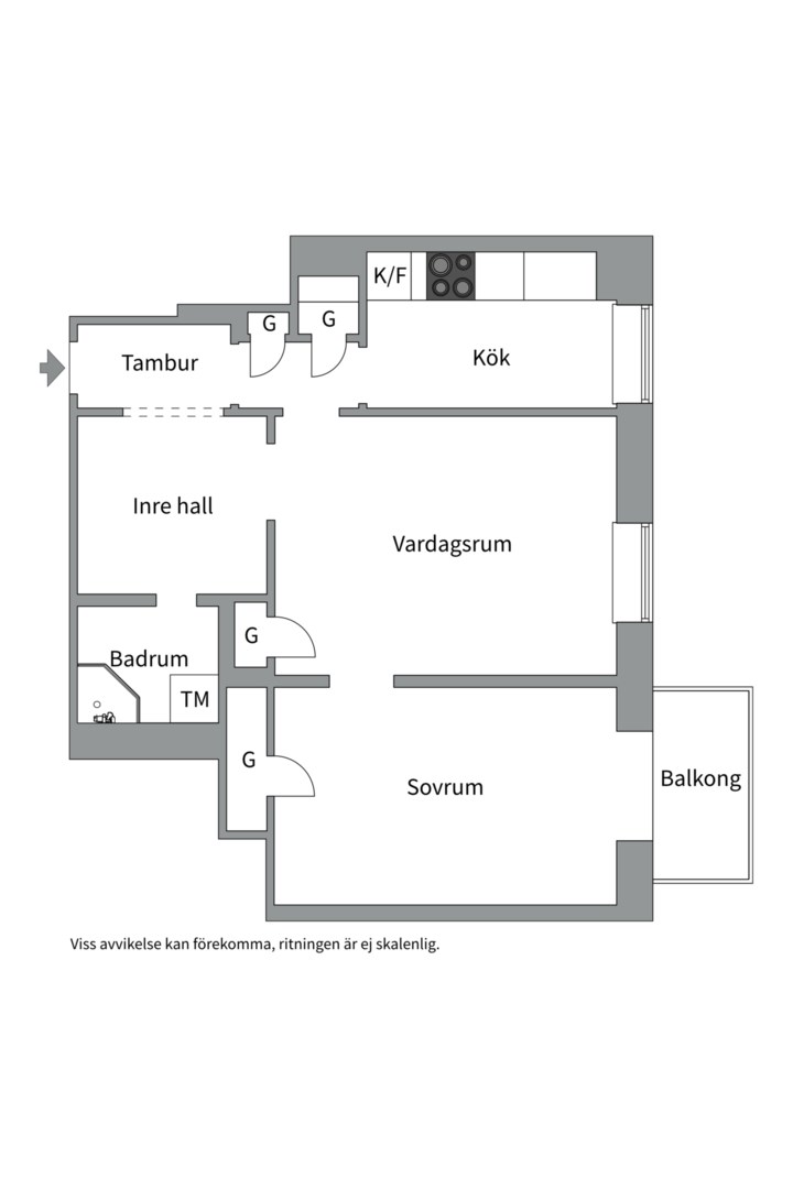 Planlösning från Norr Mälarstrand 68, 4 tr, Såld i Kungsholmen - Norr Mälarstrand, Stockholm