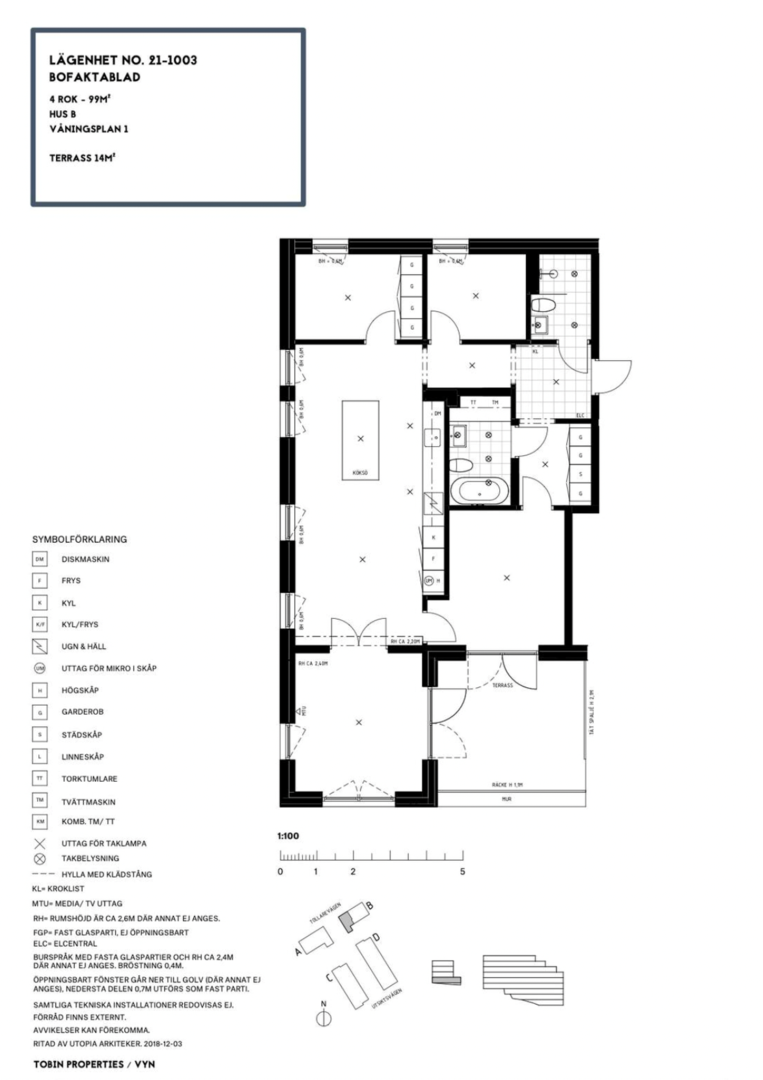 Planlösning från Tollarevägen 49, Kommande i Tollare, Nacka