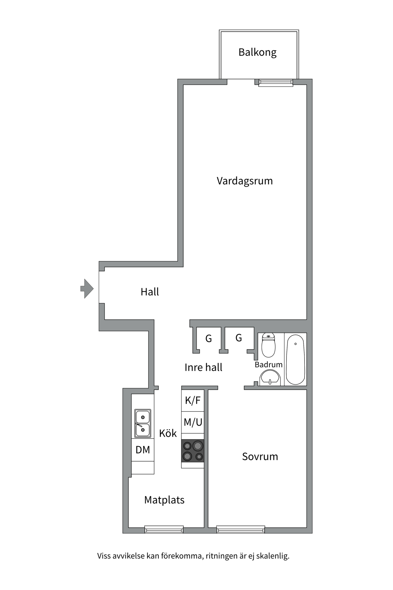 Bostadsbild från Luthagsesplanaden 10B, Såld i Luthagen, Uppsala