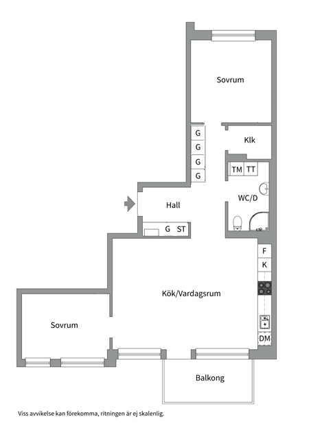 Planlösning från Meteorvägen 26, Snart till salu i Fullerö, Uppsala