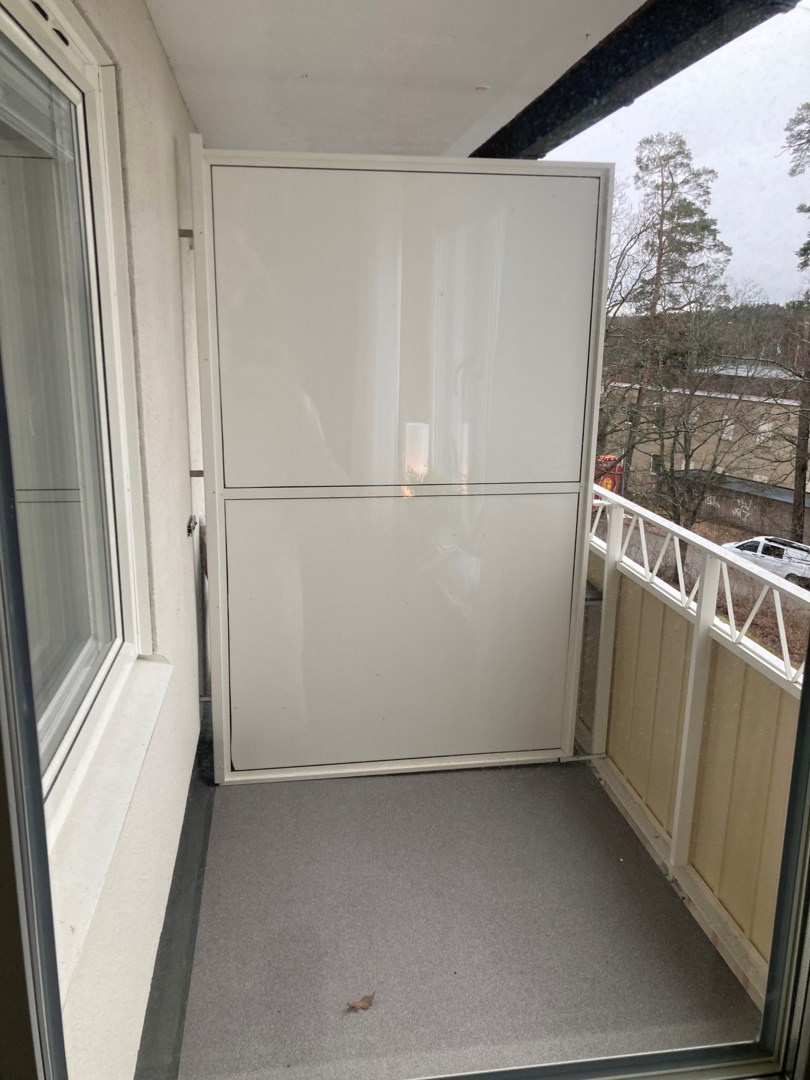 Säljarens egna bild på balkong