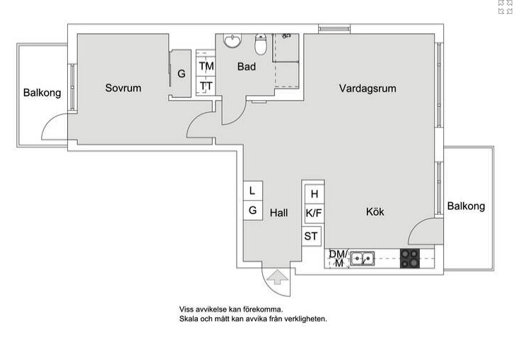 Bostadsbild från Fyrvaktarkroken 59, Såld i Johanneshov, Stockholm
