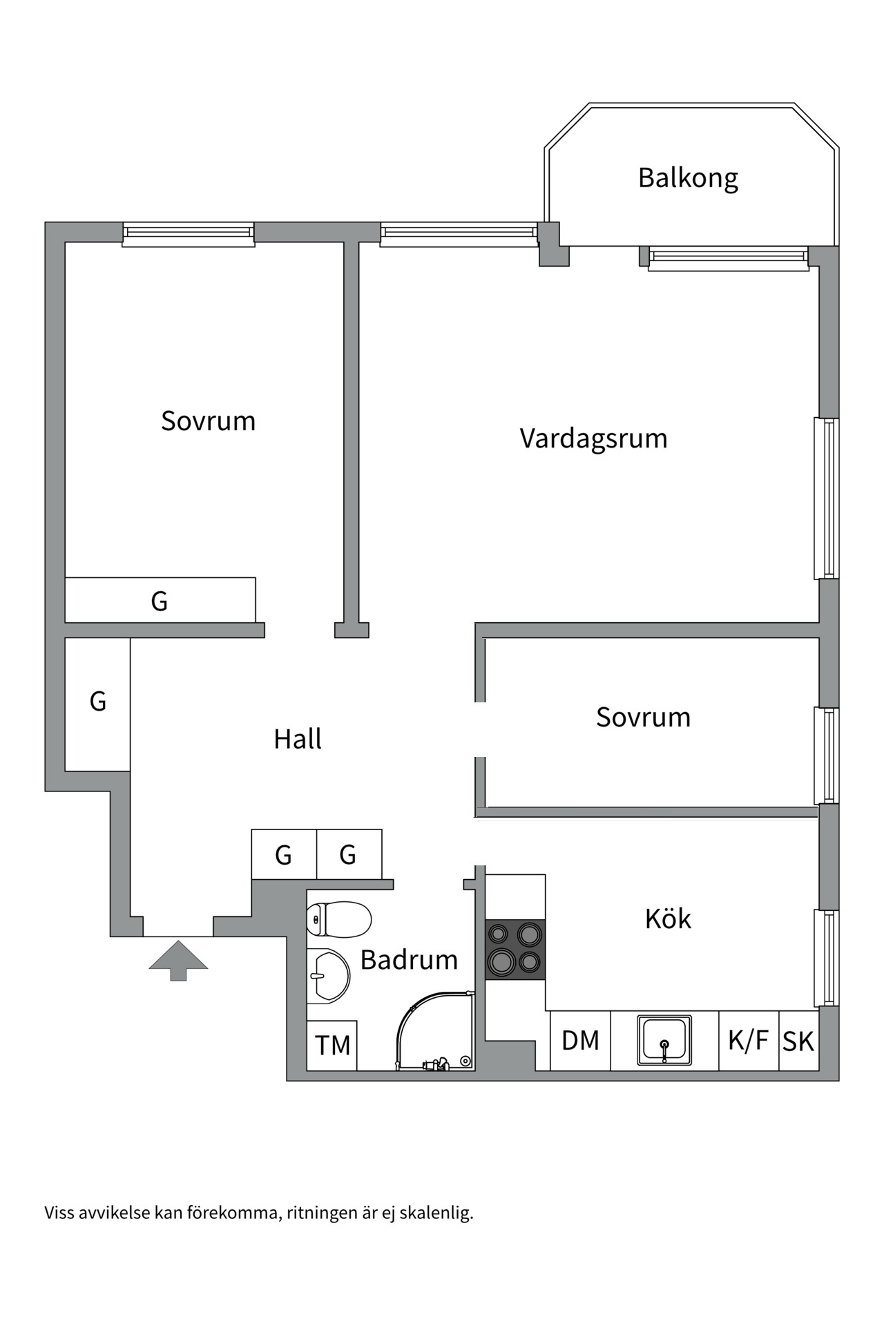 Bostadsbild från Finntorpsvägen 8, Såld i Finntorp, Nacka