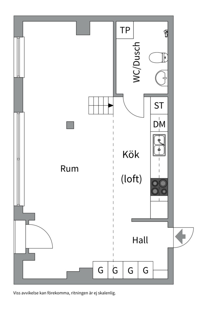 Planlösning från Stig Lindbergs Gata 17A, Såld i Porslinskvarteren, Värmdö